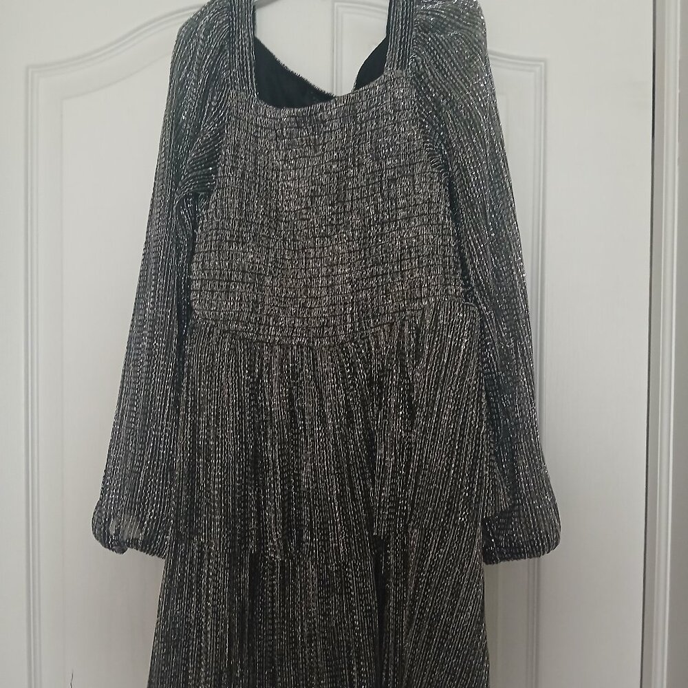 Primark Metallic Dress, Girls, Size 10